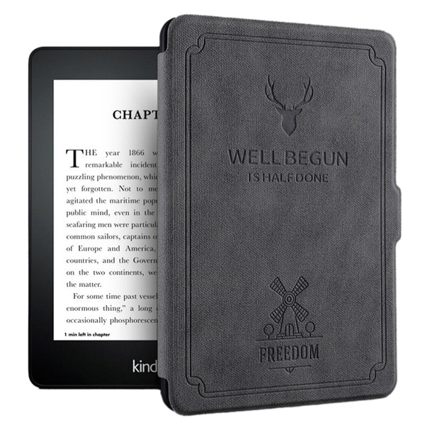 Puzdro Motto na Kindle Paperwhite 6 / Kindle Paperwhite Colorsoft / Signature Edition 2024 7, sivé - ochranné
