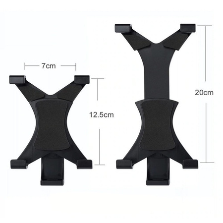 Strado tablet holder for tripod - universal holder with 1/4" thread compatible with iPad Galaxy Tab tripods and devices from 7 to 25 cm wide