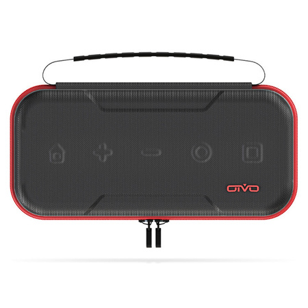 Etui podróżne walizka torba do Nintendo Switch 1 / OLED DUŻE, czerwone