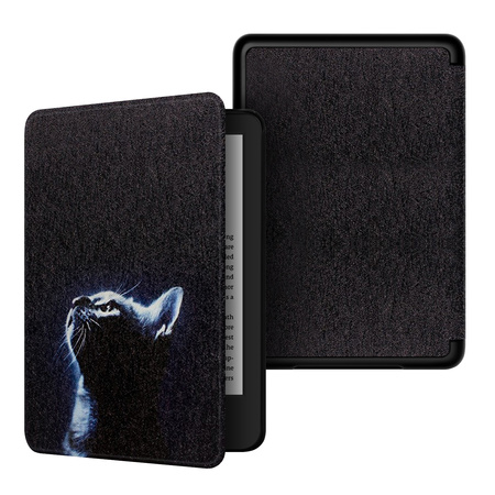 Kindle Paperwhite 6/ Colorsoft/ Signature Edition- Moon Cat graphic case