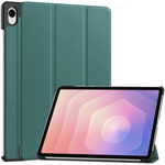 Etui Smart do Samsung Galaxy Tab S11 11 SM SMX736 z klapką, zielone - ochronne z podstawką