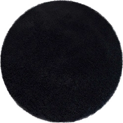 Alpaca Strado 300x300 round carpet - AlpaBlack