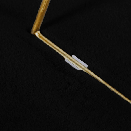 Rabbit Strado room rug 200x200 Black (Black)