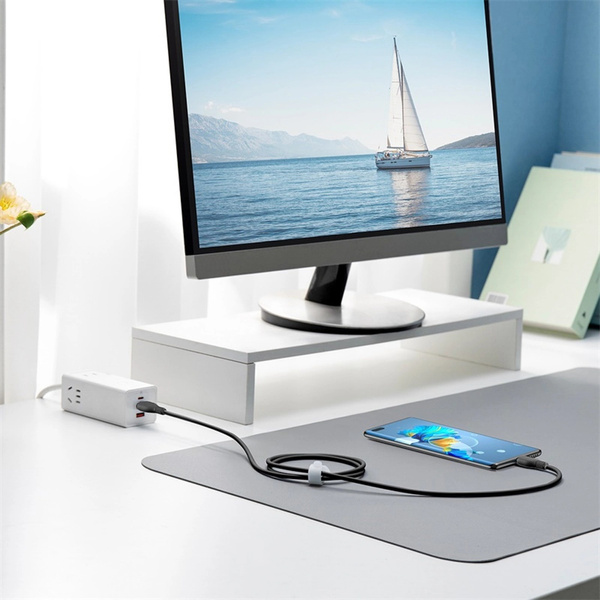 Kabel do tabletu i telefonu Baseus USB-C 100W 1.2m, czarny
