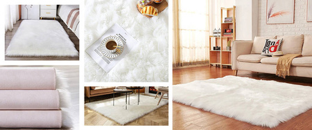 Sheep Strado 80x140 WhiteSheep rug (White)