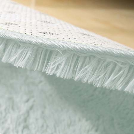 Shaggy Strado room carpet 120x160 WhiteLime (White Lime)