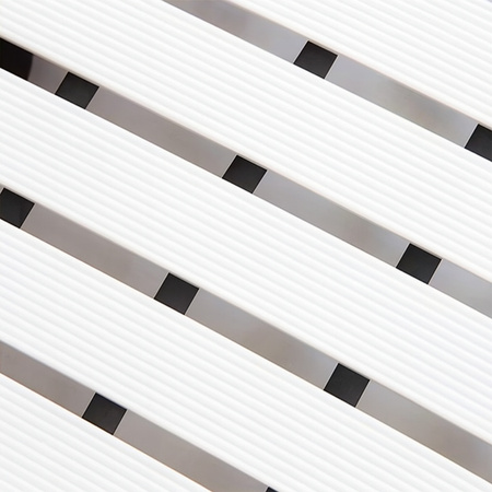 MATA łazienkowa antypoślizgowa POD PRYSZNIC brodzik do sauny basenu 43x61, biała