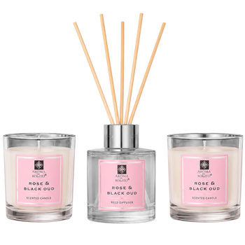 Zestaw Dyfuzorów zapachowych Rose & Black Oud