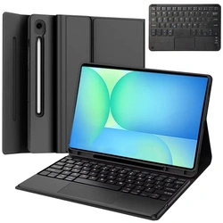 Etui z klawiaturą Bluetooth do Samsung Galaxy Tab S10 FE+, czarne