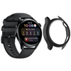 Etui 2w1 ze szkłem hartowanym do Huawei Watch GT 3 42, czarne - ochronne z podstawką, dostęp do portów i przycisków