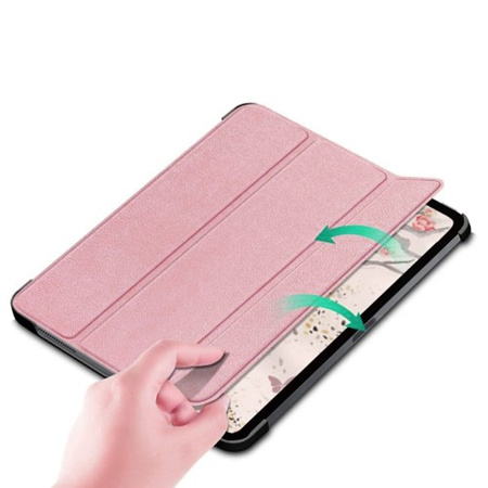 Etui Smart Case pokrowiec obudowa do iPad Pro 11 Gen 5 A2836 A2837 A3006, różowe złoto