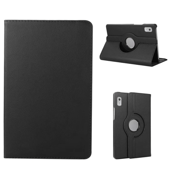 Puzdro na Lenovo Tab M9 2023 / Tab M9 2023 TB310, čierne - ochranné so stojanom, prístup k portom a tlačidlám