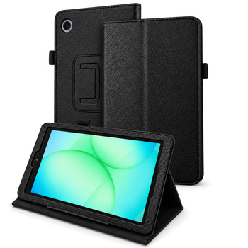 Etui Slim z klapką do Galaxy Tab A11 X135/ X133 A9 SM-X115/ X110 - czarne
