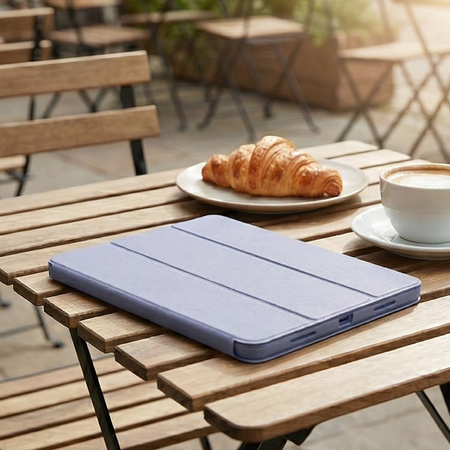 Etui Smart do iPad 10.9 2022 Gen. 10 / iPad 11 2025 A16 Gen. 11 z klapką, fioletowe - ochronne z podstawką