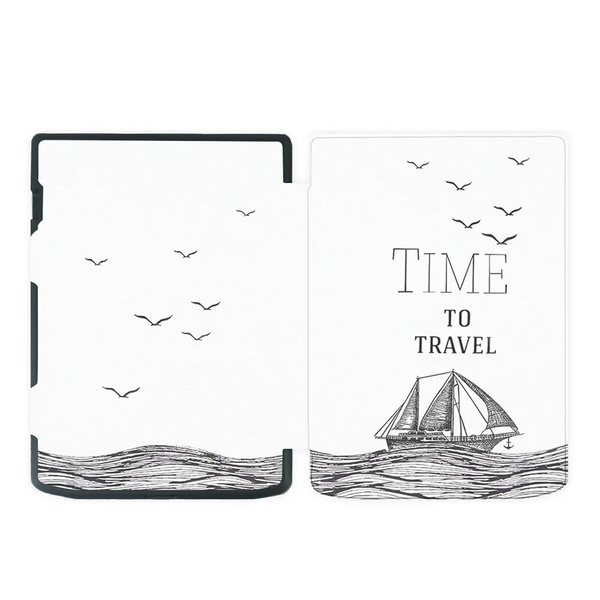 Etui Smart Graficzny do Pocketbook Inkpad 4 / Color 2 - ochronne z podstawką