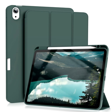 Smart Pencil Case Apple iPad 10.9 10 GEN 2022 / iPad 11 A16 11GEN 2025 -D.Green