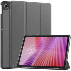 Puzdro Smart na Lenovo Tab 10.1 2025 s klapkou / Lenovo Tab, sivé - ochranné so stojanom