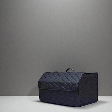 Folding large organizer for car trunk quilted trunk bag tote for shopping and tools