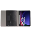 Etui z klawiaturą Bluetooth touchpad do Galaxy Tab S9 (Czarne)
