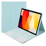 Puzdro s klávesnicou Bluetooth na Xiaomi Redmi Pad SE 11 2023, modré - ochranné so stojanom