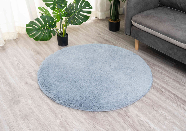 Alpaca Strado 120x120 round rug - AlpaSilver