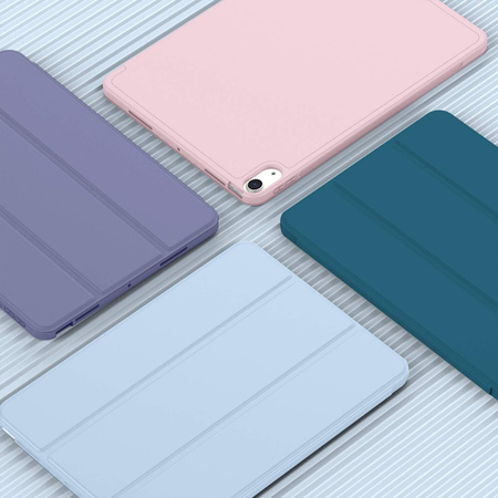 Etui Smart do iPad 10.9 2022 Gen. 10, niebieskie - ochronne z podstawką, dostęp do portów i przycisków