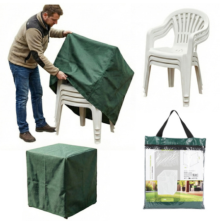 Obal na stoličky záhradné odolný vodeodolný plachta 68x68x105