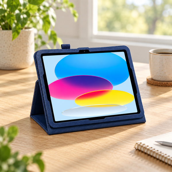 Etui obrotowe do Apple iPad 10.9 2022 gen 10 iPad 11 A16 2025 gen 11 - granatowe