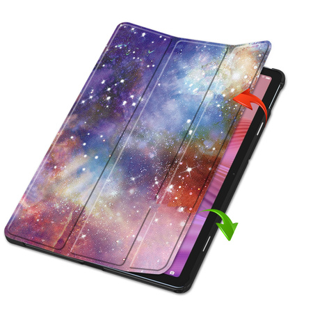 Puzdro grafické na Lenovo Tab 10.1 2025 s klapkou - ochranné so stojanom