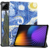 Puzdro grafické na Xiaomi Pad 7 / Pad 7 Pro 11.2 s klapkou / Xiaomi Pad 7 Pro - ochranné so stojanom