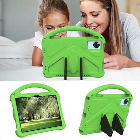 Etui FunColor do Lenovo Idea Tab 11, zielone - ochronne z podstawką