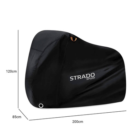 Pokrowiec na rower skuter motocykl wodoodporna plandeka 120x200x85 UV XXL