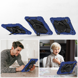 Etui pancerne z uchwytem do Redmi Pad Pro 2 12.1 2025/ Pad Pro 2024/ Poco Pad M1, granatowe