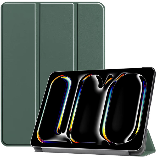 Puzdro Smart Case obal na iPad Pro 11 Gen 5 A2836 A2837 A3006 / Gen. 5 A2836, zelené - ochranné