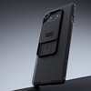 Puzdro Nillkin CamShield Pro na OnePlus 12R, čierne - ochranné so stojanom, prístup k portom a tlačidlám