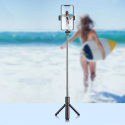 Selfie Stick malý skladací statív tripod teleskop z ovládačom BL spúšť - ľahký a praktický