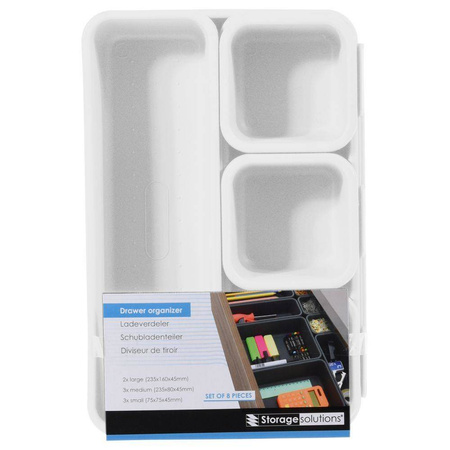 ORION Organiser insert for DRAWER 8 elements set of organisers