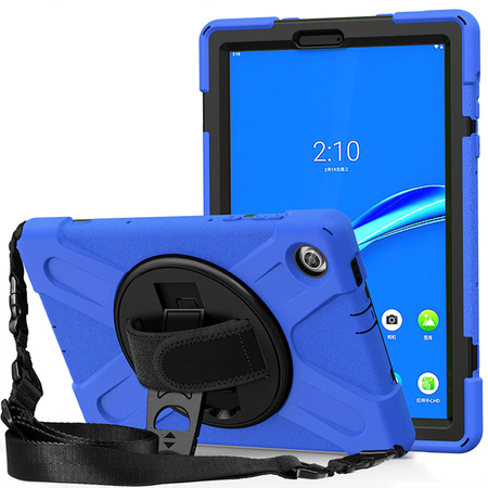 Armored case with strap for Lenovo Tab M11 TB330FU 10.95" (Navy blue)