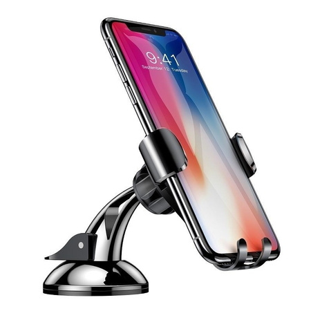 Baseus Osculum gravitational phone holder (black + silver)