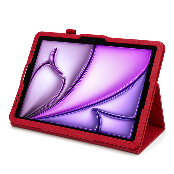 Etui z klapką do Apple iPad Air 11 M4 M3 M2 2026/ 25/ 24 gen. 8/ 7/ 6 - czerwone