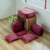 Travel clothes storage set laundry nets 6pcs. (Red)