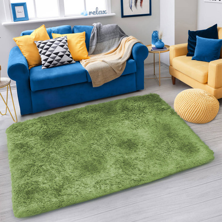 Shaggy Strado room carpet 130x190 GreenGrass (Green)