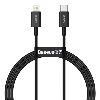 Kabel Baseus Superior Series USB-C / Lightning PD 20W 1 m, czarny