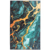 NOVO Strado modern carpet for living room marble pattern velvet Malachite 140x200 cm