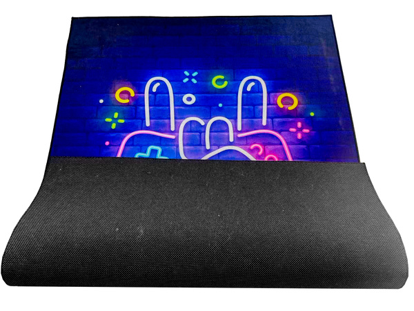 Dywan gamingowy 200x300 dla gracza mata pod fotel antypoślizgowy Hard Games