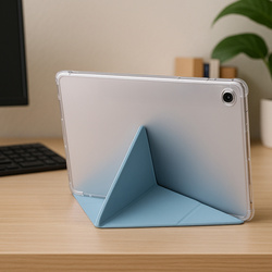 Etui Clear Trifold do Samsung Galaxy Tab S6 Lite 2022 / 24 10.4 - ochronne, niebieskie