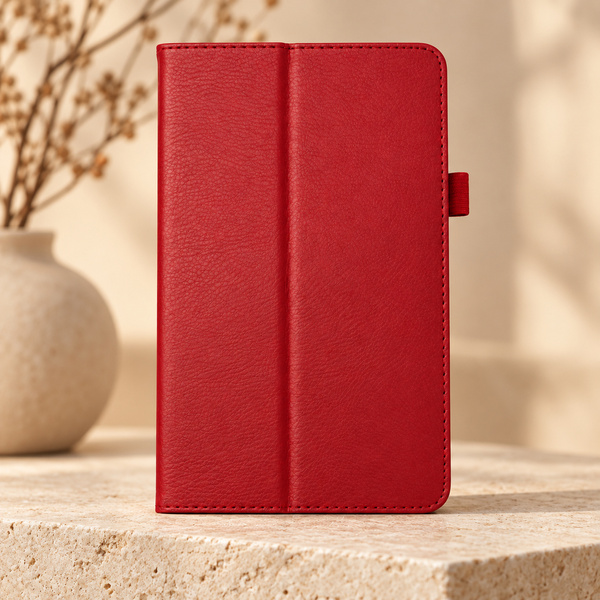 Etui Slim z klapką do Galaxy Tab A11 X135/ X133 A9 SM-X115/ X110 - czerwone