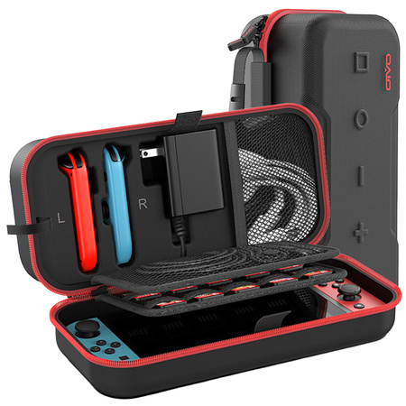 Etui podróżne walizka torba do Nintendo Switch 1 / OLED DUŻE, czerwone