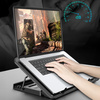 Podložka chladiaca na laptop LED 15-18 regulácia chladenia tichá, čierny