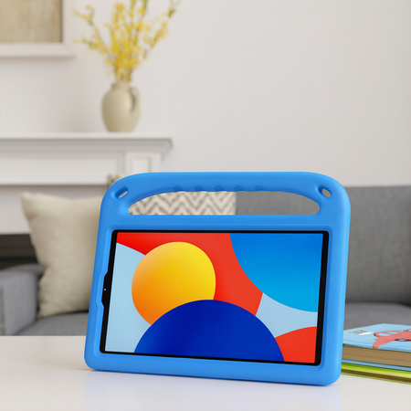 Puzdro FunColor na Redmi Pad SE 8.7 2024, modré - ochranné so stojanom, prístup k portom a tlačidlám